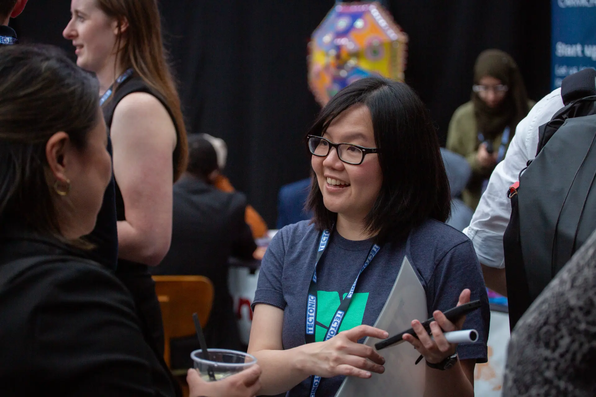 Attendee reaction photo