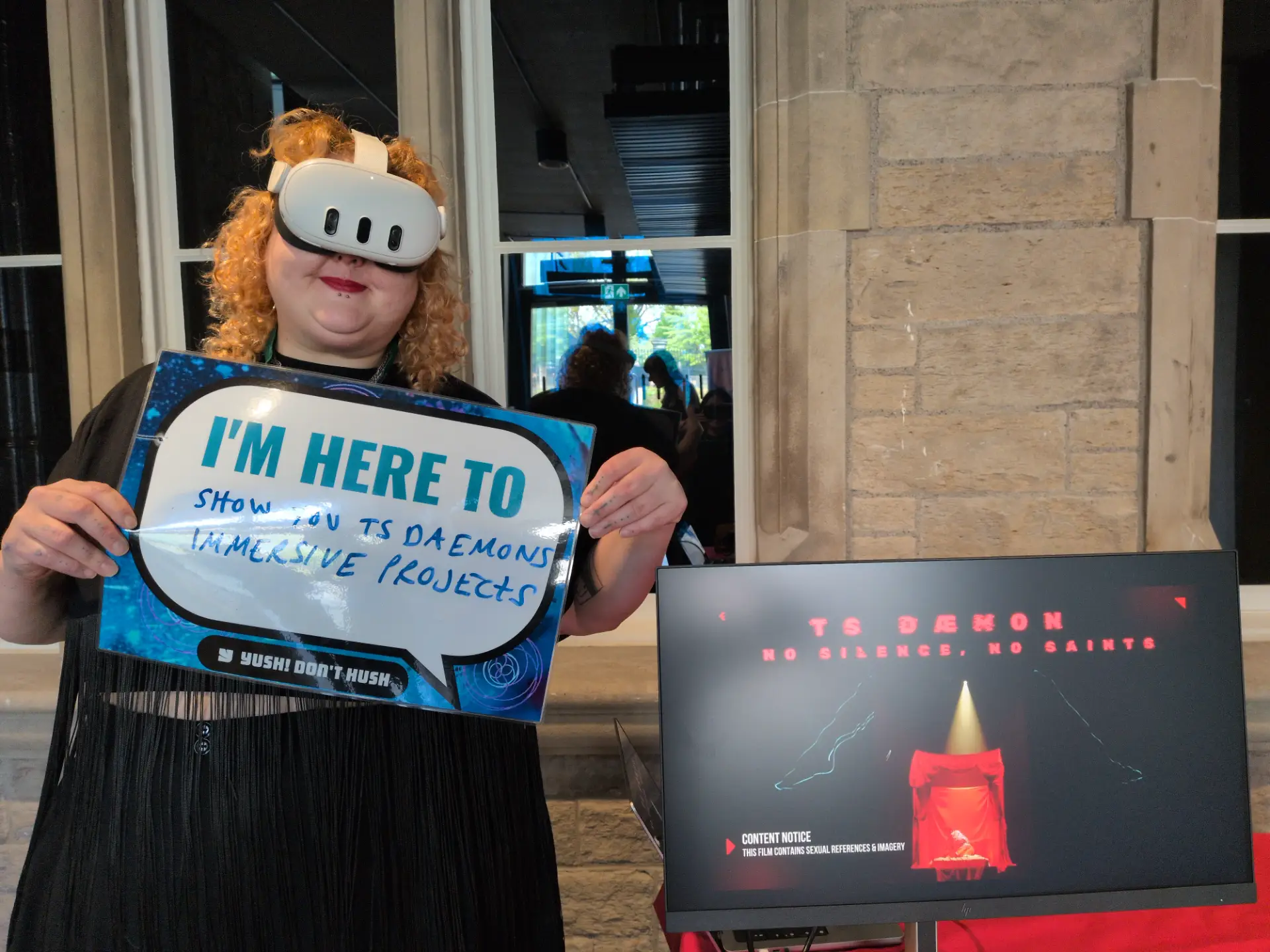 Attendee reaction photo