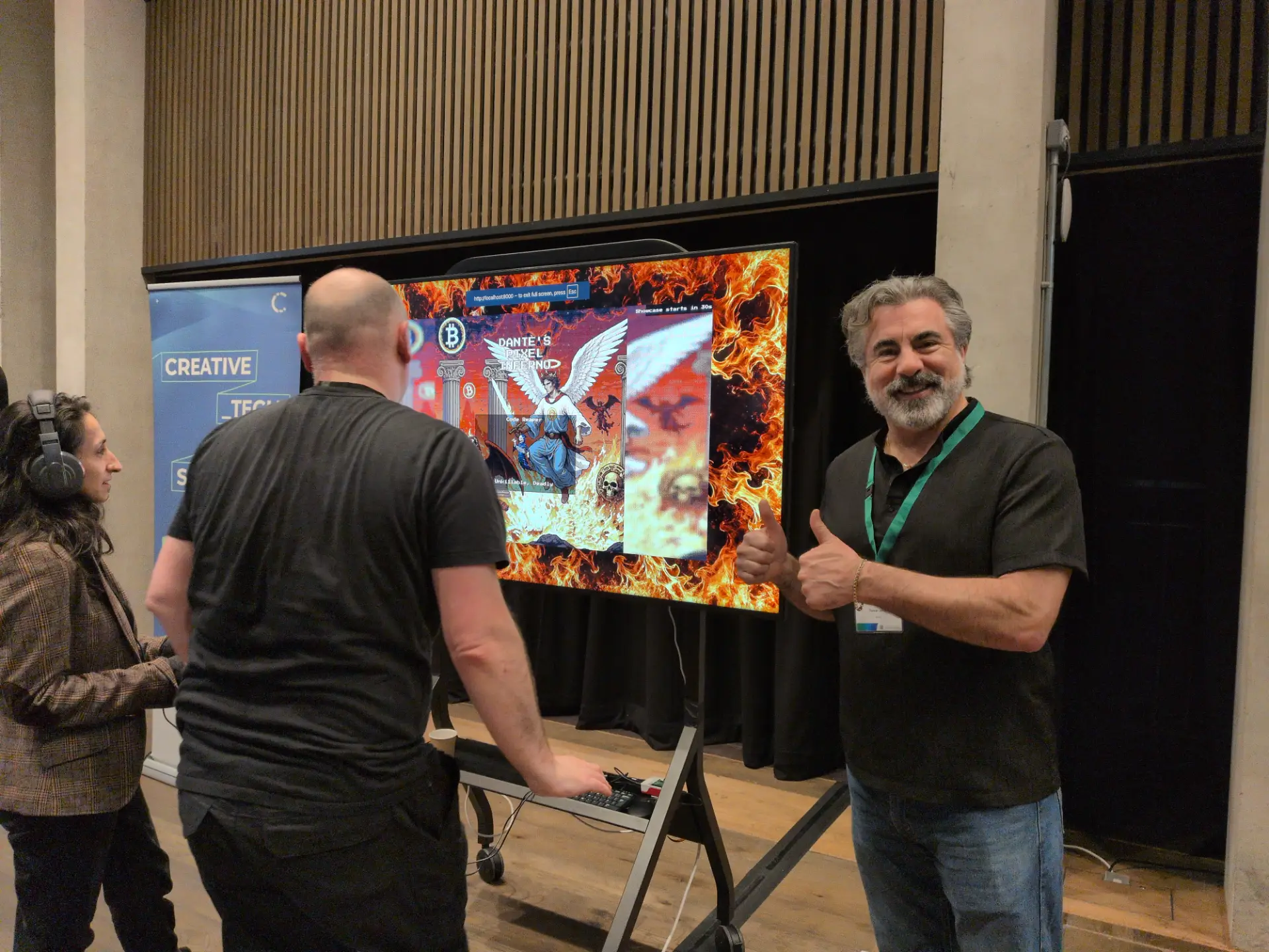 Attendee reaction photo